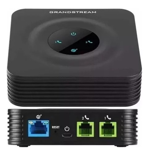 Ht802 Adaptador Gateway Ata 2 Puertos Fxs 2 Sip 1 Ethernet