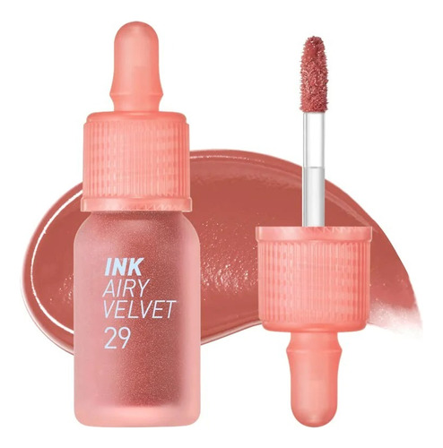 Peripera - Ink Airy Velvet - 29 What Are You Fig? - Kbeauty Acabado Mate Color 29 What Are You Fig
