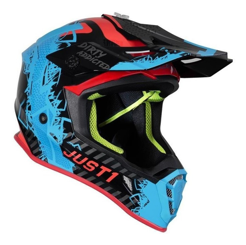 Casco Moto Just 1 Mask J38 Motocross Enduro Just1 Atv **