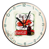 Reloj De Pared Coca Cola Deco Hogar Vintage 30 Cm 