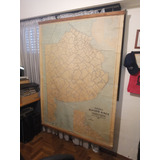 Antiguo Mapa De La Provincia De Buenos Aires 1987  