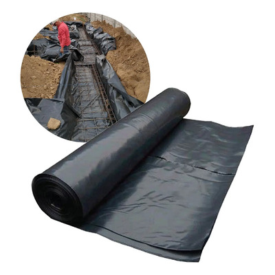 Hule Negro Nylon Plastico Para Cimentacion De 4m X 10m