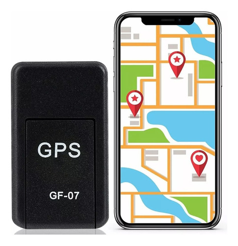 Negro Mini Localizador Gps Magnético Antirrobo Gps Tracker 