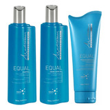 Med/mediterrani Kit Equal Shampoo, Máscara E Leave-in