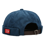 Gorro De Terciopelo (db) Letters Label Docker, Harajuku, Hip