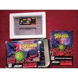 Snes Spawn Original Con Caja Y Manual Con Detalles 