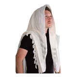 Chal De Oración De Algodón Kosher Tallit Gadol 