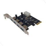 Placa Com Usb 3.0 E 4 Portas Ate 5gbps Pci-express