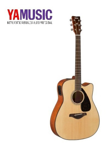 Yamaha Fgx800c Guitarra Electroacustica Tapa Solida Dist Ofi