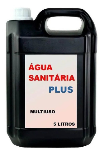 Água Sanitária Alveja Desinfeta Bactericida Cloro Ativo 5 Lt