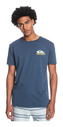 Polera Quiksilver On The Road Hombre Insignia Blue