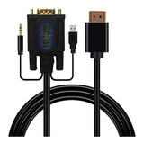 Lokeke - Cable Convertidor De Hdmi A Vga Con Audio Y Cable U
