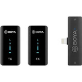  Boya By-xm6-s4 Micrófono Lapela De 2,4 Ghz Negro