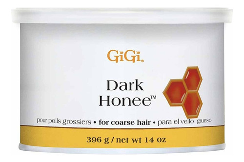 Cera Para Depilar Miel Gigi Dark Honee Vello Resistente 396g