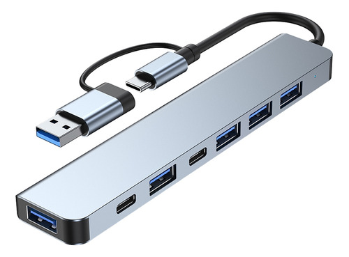 Hub Usb 3.0 Multipuerto Divisor Usb Múltiple 4 Puertos Usb C