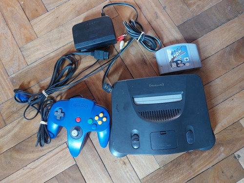 N64 Consola Nintendo Americana Completa Con Juego Snowboard 