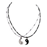 Juego De Collar Con Dije De Yin Yang Para Amigos Y Parejas