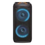 Parlante Cabina Sonido Musica Ilumina Negra Wb-8200