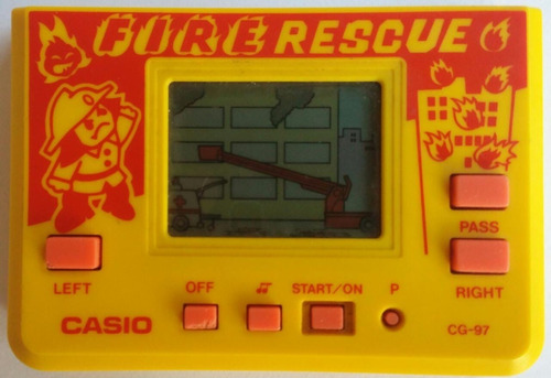 Mini Game Fire Rescue Casio Cg-97 / 1986