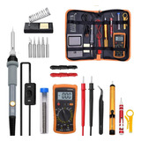 Kit De Herramientas Para Electrónica Cautín - Multitester 