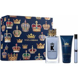 Kit Dolce Gabbana K 100ml Edt +10ml +50ml Shave Balm