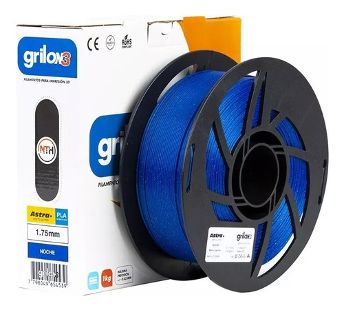 Filamento Grilon3 Pla Astra Glitter 1,75mm 1kg | Icutech