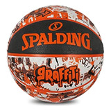 Spalding Baloncesto De Goma De Graffiti (naranja), 7
