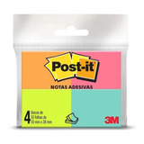 Bloco Adesivo 38x50 50 Fls Colorido Post-it 3m