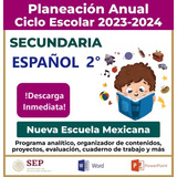 Programa Analítico Español 2° Secundaria 2024 - 2025