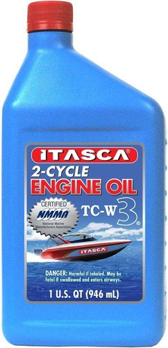 Aceite Motor Lancha Itasca 2 Tiempos Tc-w3, 1.892 Lt