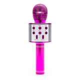 Microfono Inalambrico Karaoke Bluetooth Recargable Fiestas C