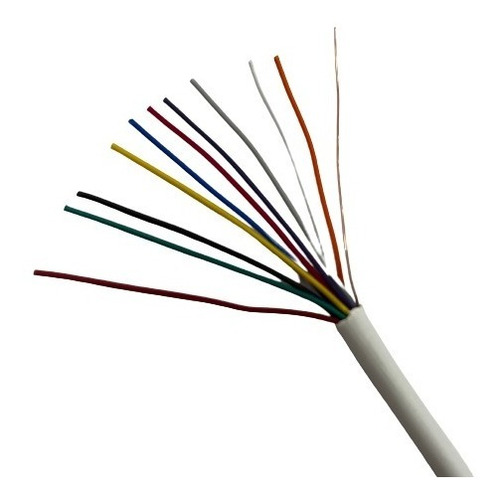 Cable Para Portero Electrico O Alarma X 10mts 5 Pares Neutro