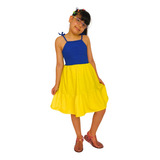 Vestido Princesa Infantil Menina Moda Blogueirinha Festa