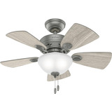 Fan Company 51471 Watson Ventilador De Techo, 34, Plateado M