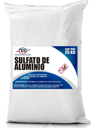 Sulfato De Aluminio Clarificador De Agua / Albercas 25 Kilos