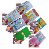 Sticker Cover Para Tarjeta De Crédito O Débito Simpsons