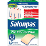 Parches Alivia Dolores Musculares Salonpas X60