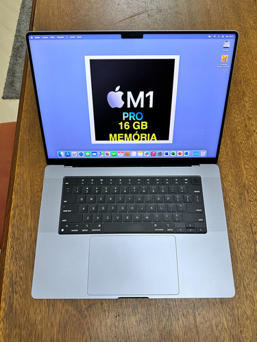 Macbook M1 Pro. Ssd 1 Tera. Tela 16. Mem. 16 Gb. Ciclos 102