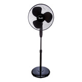 Ventilador Pedestal 16´´ Plástico Con Control Remoto Color De La Estructura Negro Color De Las Aspas Negro
