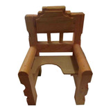 Silla De Niño Dios De Madera 