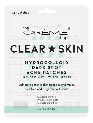 Parches Anti Acné Clear Skin Hydrocolloid Acne Patches