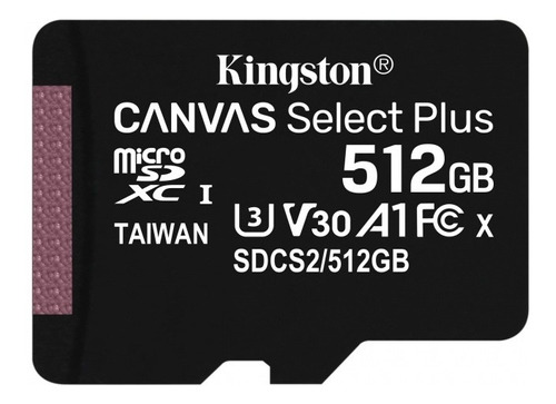 Memoria Micro Sd Canvas Select Plus 512gb (open Box)