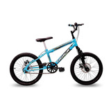 Bicicleta  De Passeio Infantil Tk3 Track Rittual B Aro 20 11 Freios De Disco Mecânico Cor Azul/preto