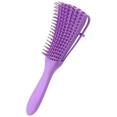 Peine Cepillo Pulpo Morado Desenredar Rizados y Crespos | MercadoLibre