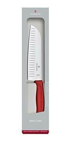 Cuchillo Victorinox Santoku 17cm Troquelado Alveolos Suizo R