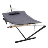 Lazy Daze Hammocks Hamaca Doble Para Exteriores Con Soporte.