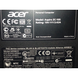 Pc Acer Aspire Zc105 (para Reparar) Display Roto