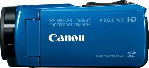 Filmadora Prova D`água Canon Hf W10 Hdmi Limpa Live Youtuber