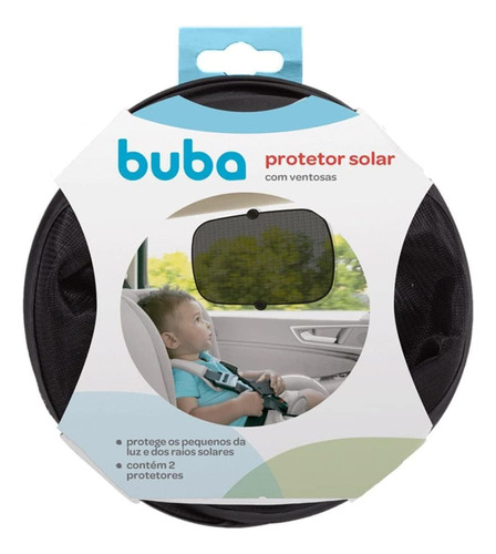 Kit Protetor Solar Infantil Para Carro Com Ventosas Buba