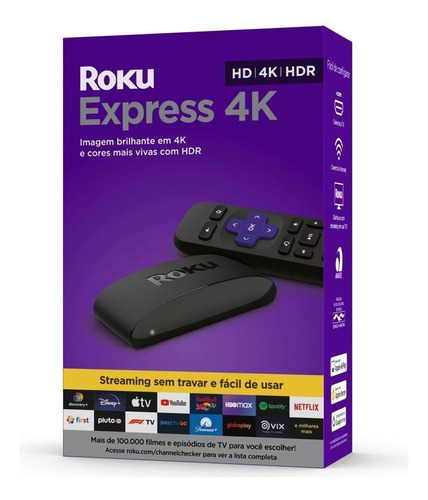 Roku Express, Dispositivo De Streaming Para Tv Hd, Full Hd